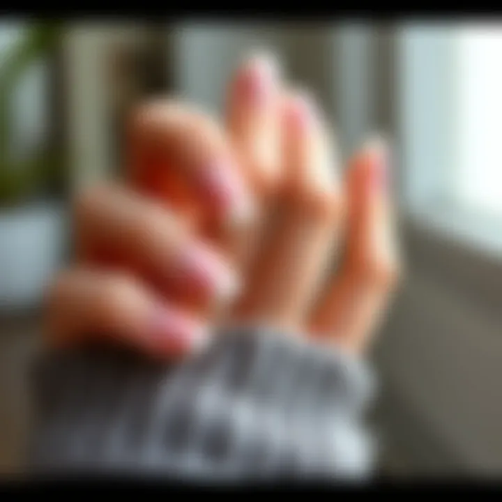 Tips for maintaining short artificial nails with essential products