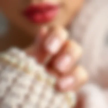 A collection of popular designs for short artificial nails