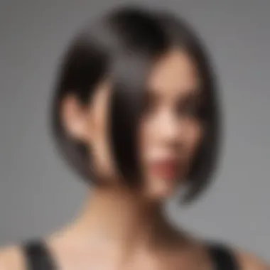 Sleek Bob Style Sleek bob hairstyle showcasing elegance