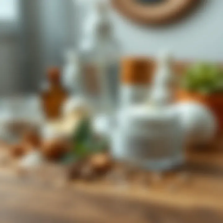 Key Ingredients in Acne Creams Close-up of acne treatment ingredients on a table