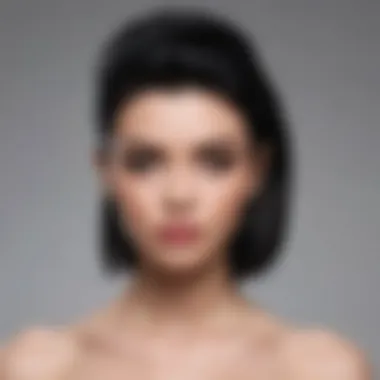 Innovative Hairstyles Featuring Black Hair A unique hairstyle integrating black hair with trendy cuts