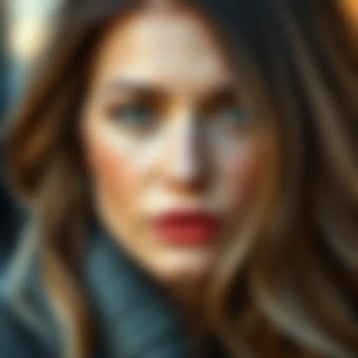 Skin Tone Compatibility with Latte Hair Color A side-by-side comparison of skin tones and latte hair color.