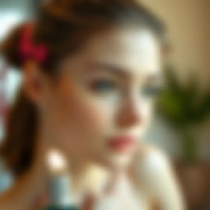 Skin Types and Shampoo Compatibility A diagram illustrating skin types suitable for shampoo use