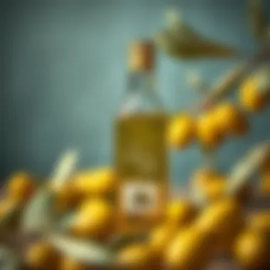 Matching Olive Oil with Skin Types Different skin types represented with olive oil