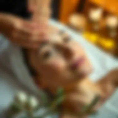 Revitalizing Facial Treatments with Olive Oil Woman enjoying olive oil skincare treatment
