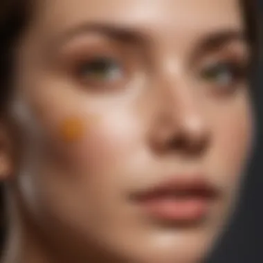 Understanding Sunspots A close-up of sunspots on skin