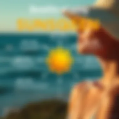 An infographic showing the benefits of sunscreen