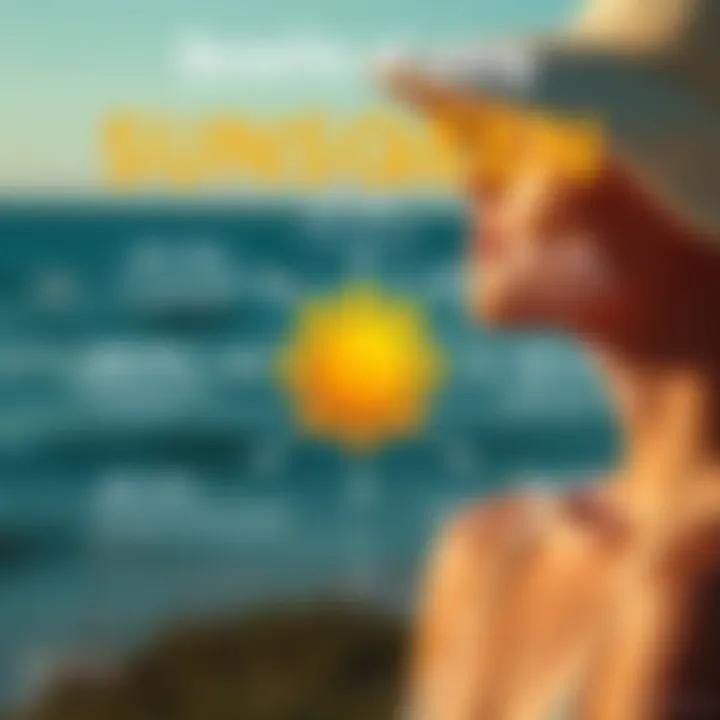 An infographic showing the benefits of sunscreen