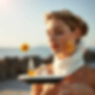 Sunscreen Ingredients and Skin Compatibility Illustration showing the relationship between sunscreen ingredients and skin types.