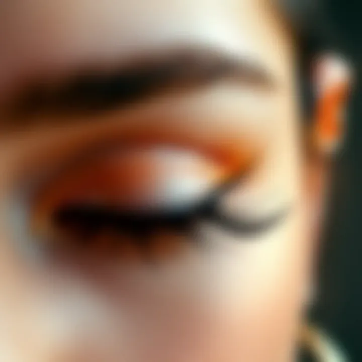 Techniques for Elegant Eyelash Application Elegant eyelash application showcasing beauty techniques