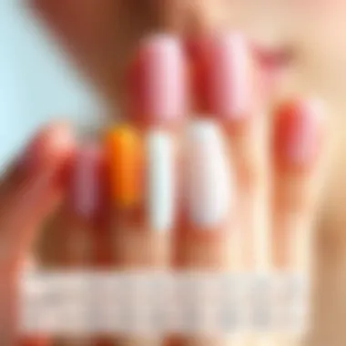 Comparative Efficacy of Nail Adhesives A chart comparing the efficacy of different adhesives for nail tips.