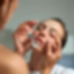 Refreshing tonic application for skincare