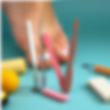 Diverse Foot File Designs and Materials A variety of foot files showcasing different designs and materials