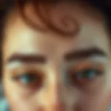 Trendy brow styles for 2023 showcasing various shapes and techniques.