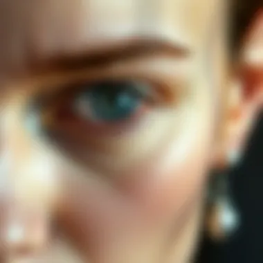 Understanding Under-Eye Wrinkles in Youth A close-up of youthful skin highlighting under-eye area