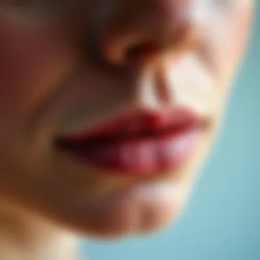 Detailed view of skin with razor marks Close-up of skin displaying razor marks