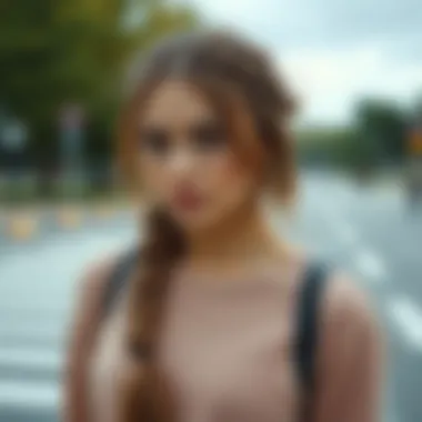 Casual everyday long braid look