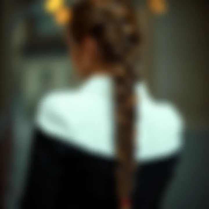 Intricate long braid design