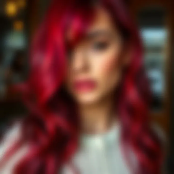 Vibrant Hair Colors for Complexion Enhancement Vibrant hair colors enhancing wheat skin complexion