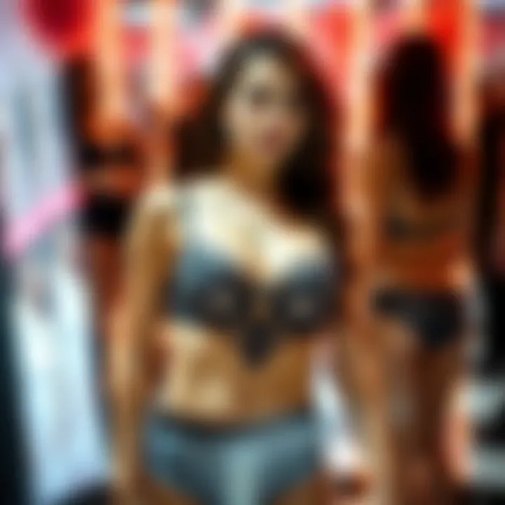 Iconic Lingerie Styles from Victoria's Secret Fashion display featuring iconic Victoria's Secret lingerie