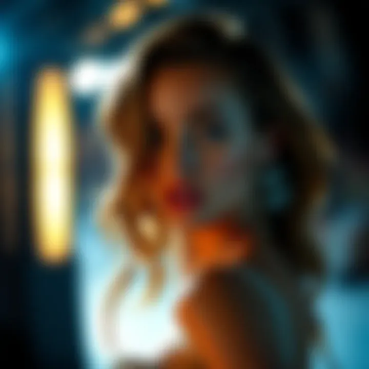 The Elegance of Victoria's Secret Runway Victoria's Secret model showcasing a glamorous runway look