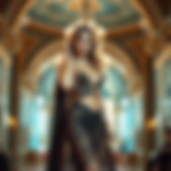 Stunning Fashion Statements from Victoria's Secret Victoria's Secret model posing in a stunning outfit