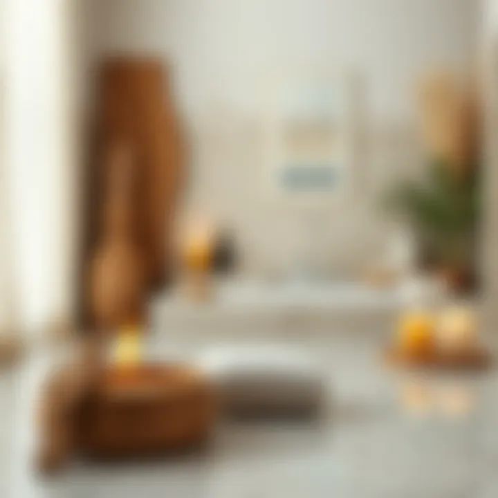 Natural Spa for Body Cleansing A serene spa setting with natural elements for body cleansing.