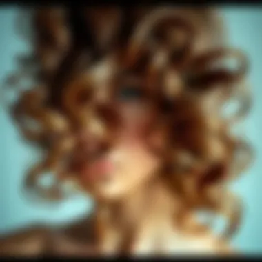 Close-up of water wave curls demonstrating texture