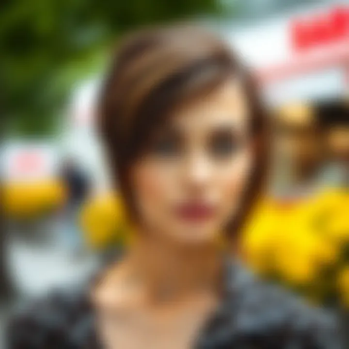 Chic Hairstyle for Round Face Shapes Stylish haircut for round face