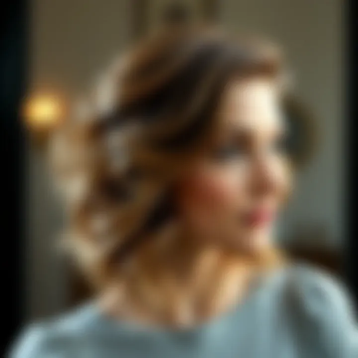 Wavy Cuts that Enhance Round Features Wavy hairstyle for round face