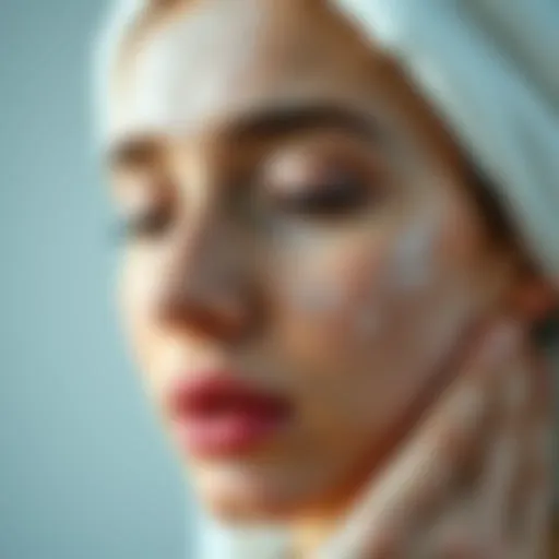 Gentle facial cleansing process