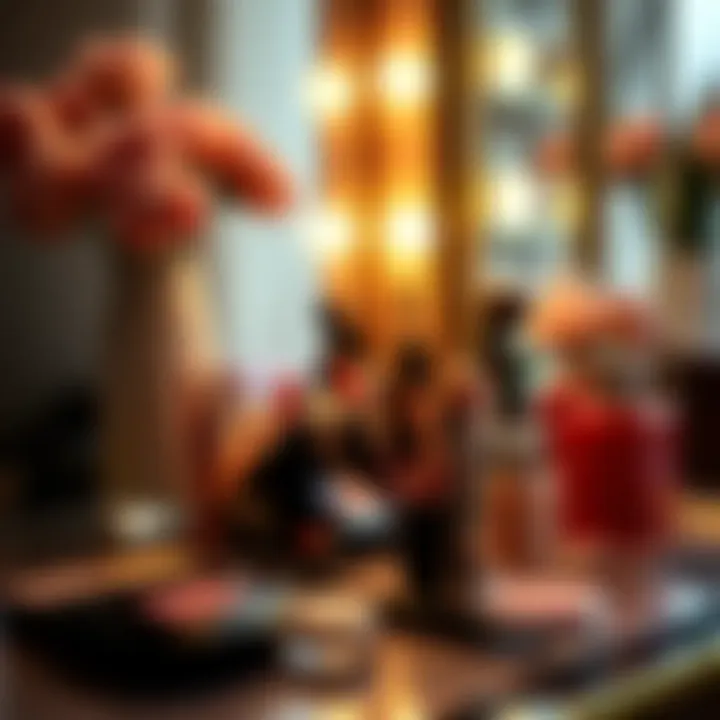 Art of Enhancement An elegant makeup arrangement on a vanity