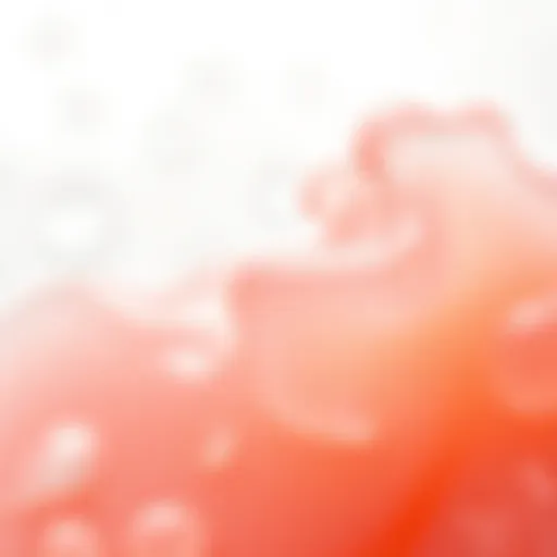 Comparative texture of gel and foam cleansers