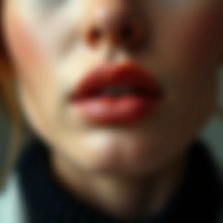 Aesthetic considerations in the context of double chin changes